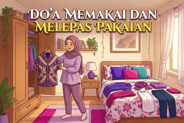 Doa memakai dan melepas pakaian