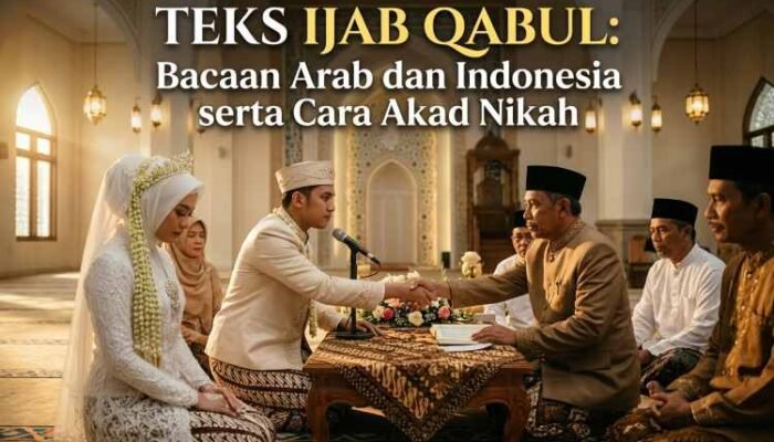 Teks Ijab Qabul: Bacaan Arab dan Indonesia serta Cara Akad Nikah Berlangsung