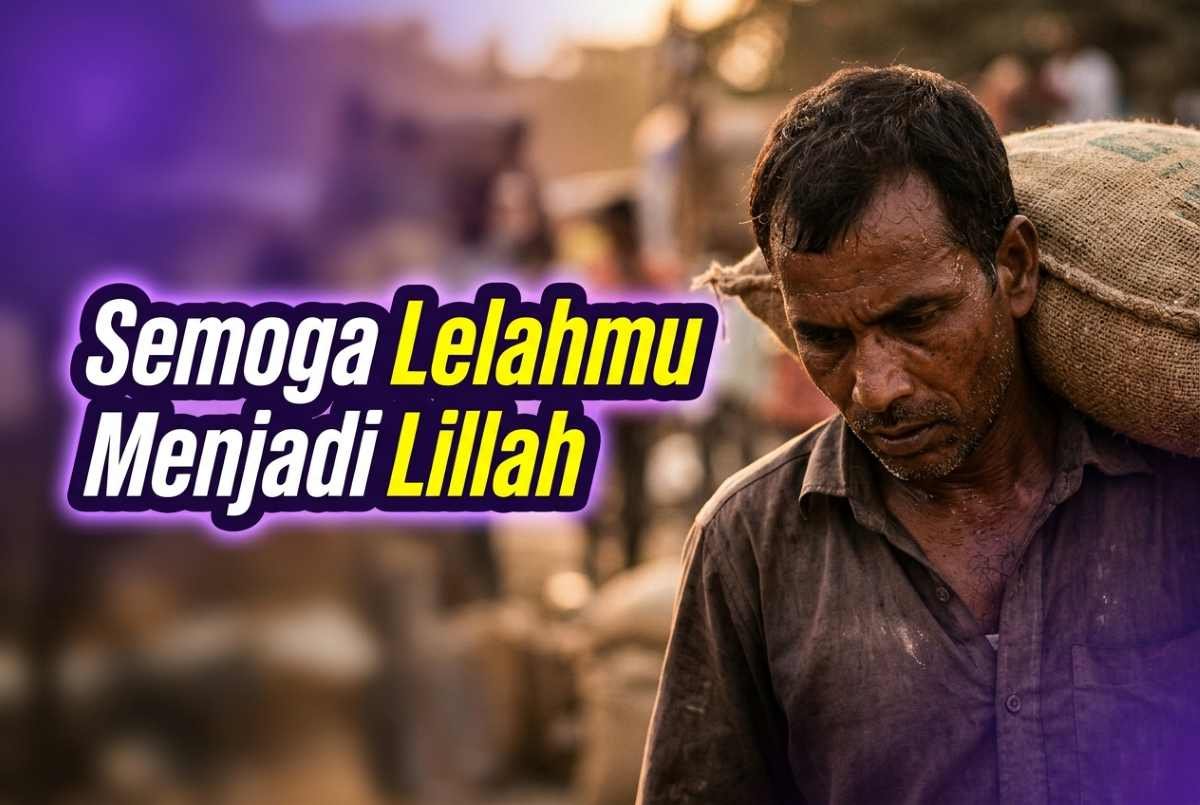 semoga lelahmu menjadi lillah